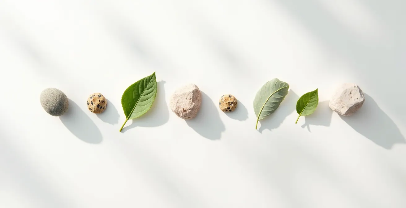 Composition minimaliste représentant la synergie entre magnésium et cofacteurs